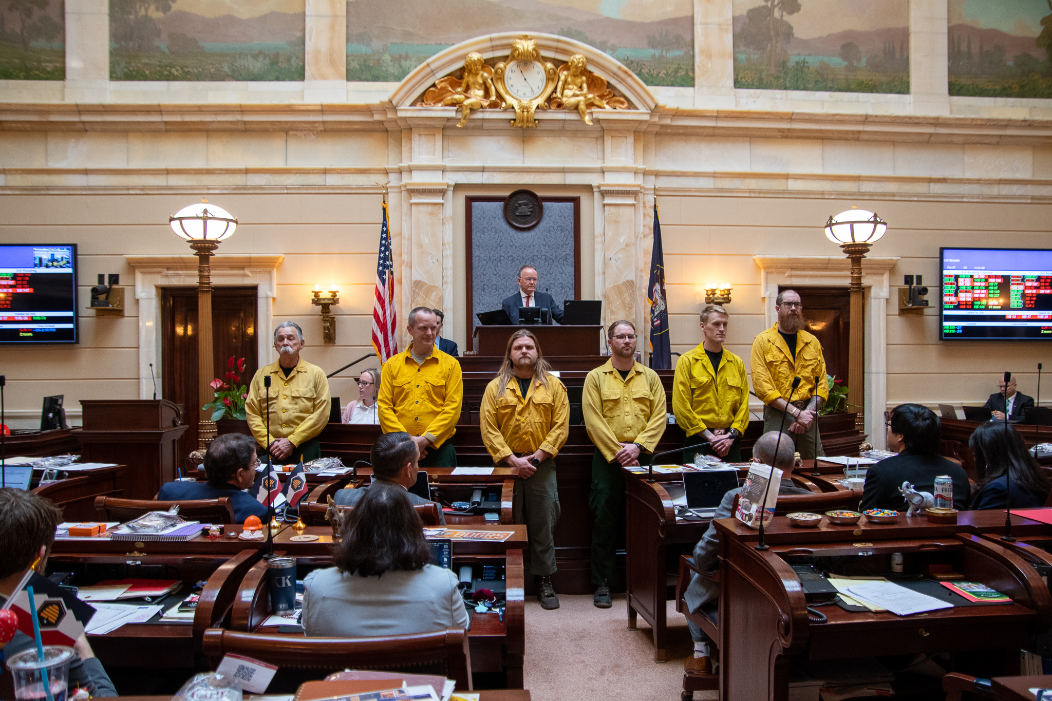 Featured image for “Wildland Fire Program and Crews Honored by Utah House and Senate”